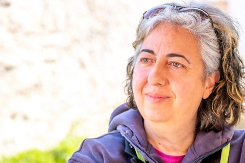 Sardinia, Pina Monne, female portrait and artist, Tinnura, Europe, Province of Oristano, Italy,