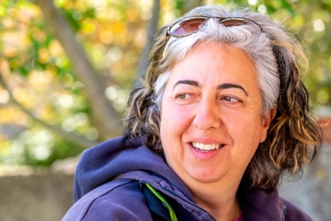 Sardinia, Pina Monne, female portrait and artist, Tinnura, Europe, Province of Oristano, Italy,