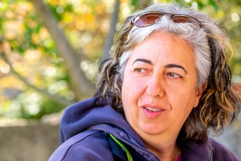 Sardinia, Pina Monne, female portrait and artist, Tinnura, Europe, Province of Oristano, Italy,