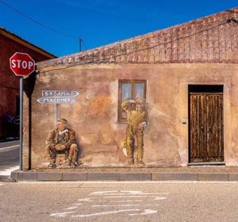 Sardinia, House with Murals, Sardinia Sightseeing, Tinnura, Beluga (sturgeon), Europe, Province of