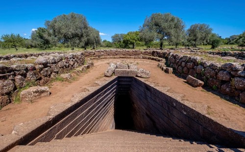 Sardinia, Roman baths and thermal baths, archaeological site, Paulilatino, Europe, Province of