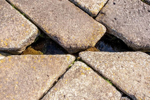 Sardinia, Terme Romane Fordongianus, Roman baths and thermal baths, pavement, Fordongianus, Europe,