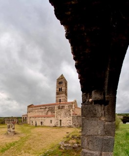 Sardinia, The Abbey Church of Santissima TrinitÃƒÂ di Saccargia, Romanesque church, Codrongianos,
