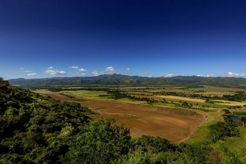 Mirador, Viewpoint over the Ingenios Valley, Valle de los Ingenios, Cuba, Sancti Spíritus, Sancti