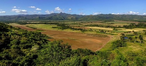 Mirador, Viewpoint over the Ingenios Valley, Valle de los Ingenios, Cuba, Sancti Spíritus, Sancti