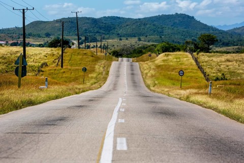 Country road between Santa Clara and Trinidad Valley of Ingenios, Valle de los Ingenios, country