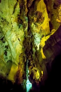 Caves of the Indios, Cueva del Indio, underground caves with a watercourse river open to tourists,