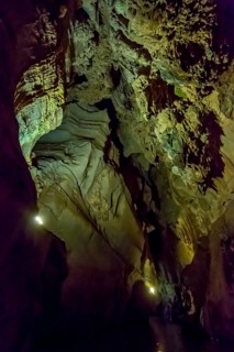 Caves of the Indios, Cueva del Indio, underground caves with a watercourse river open to tourists,