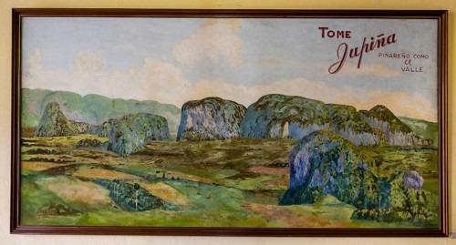Painting of the Vinalestal, Viñales, Cuba, Pinar del Río, Cuba, Viñales, Pinar del Río