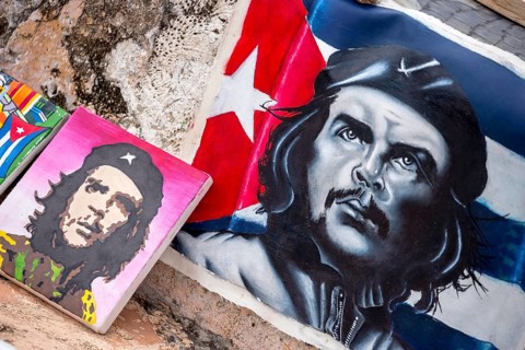 Ernesto Che Guevara pictures and paintings, La Habana, Cuba, Caribbean, Central America, Cuba,