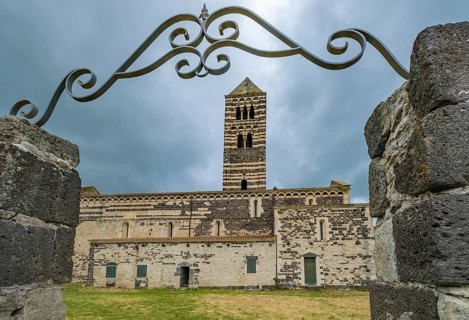 Sardinia, Santissima TrinitÃƒÂ di Saccargia, Romanesque church, Codrongianos, Europe, Province of