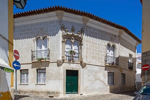 Classic tiled house, Evora, Évora district, Portugal