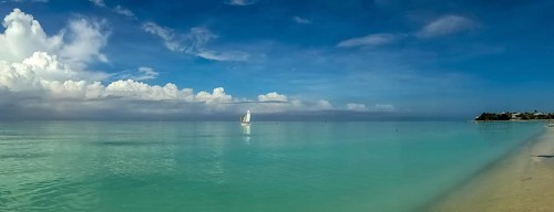 Sailboat, Atlantic Ocean, Varadero, Cuba, Matanzas, Cuba