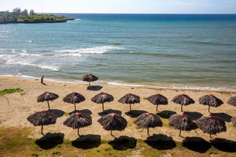 Yaguanabo beach on the southern side of the Caribbean island of Cuba, Caribbean, Yaguanabo, Cuba,