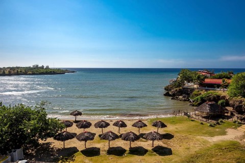 Yaguanabo beach on the southern side of the Caribbean island of Cuba, Caribbean, Yaguanabo, Cuba,