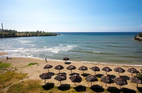 Yaguanabo beach on the southern side of the Caribbean island of Cuba, Caribbean, Yaguanabo, Cuba,