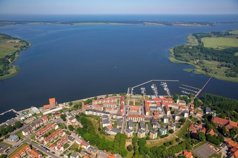 KamieÅ Pomorski, River Dziwna Dievenow, Cammin, Kammin, Baltic Sea coast, Województwo
