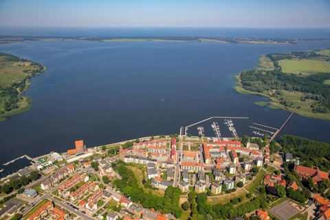 KamieÅ Pomorski, River Dziwna Dievenow, Cammin, Kammin, Baltic Sea coast, Województwo