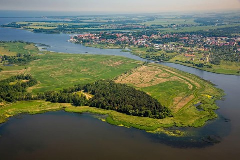 PoÅ'chowo, ChrzÄ...szczewo, peninsula, Baltic Sea coast, Województwo zachodniopomorskie, Poland,