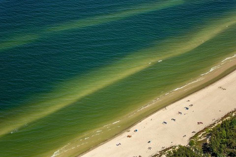 Bathers, Niechorze, Horst seaside resort, beach, Baltic Sea beach, Baltic Sea coast, Wojewóüdztwo