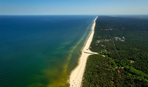 Bathers, Niechorze, Horst seaside resort, beach, Baltic Sea beach, Baltic Sea coast, Wojewóüdztwo