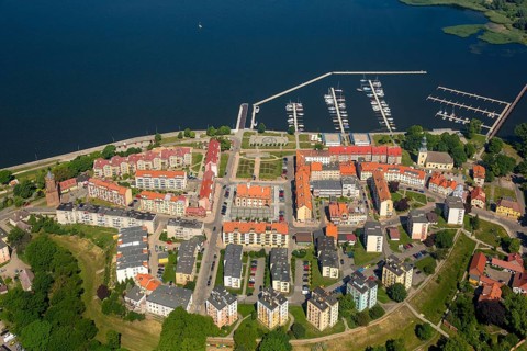 KamieÅ Pomorski, River Dziwna Dievenow, Cammin, Kammin, Baltic Sea coast, Województwo