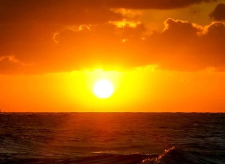 Varadero beach in the PARADISUS VARADERO RESORT SPA hotel complex with sunset, Varadero, Cuba,