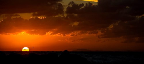 Varadero beach in the PARADISUS VARADERO RESORT SPA hotel complex with sunset, Varadero, Cuba,