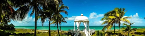 Wedding pavilion of the Hotel PARADISUS VARADERO RESORT SPA Varadero, Cuba, Matanzas, Cuba, Central
