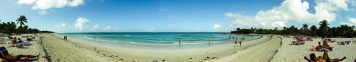 On the tourist beach of Varadero Hotel PARADISUS VARADERO RESORT SPA, Caribbean, Varadero, Cuba,