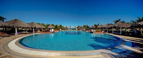 Pool in a holiday resort in Cuba, Varadero, Cuba, Matanzas, Cuba
