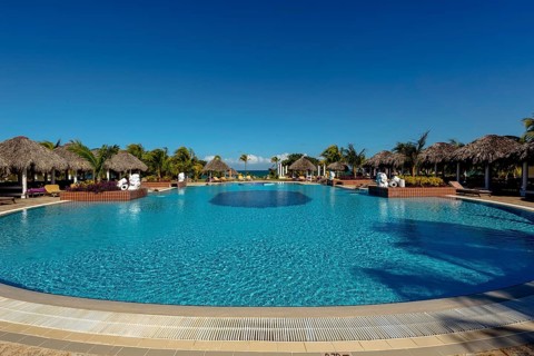 Pool in a holiday resort in Cuba, Varadero, Cuba, Matanzas, Cuba