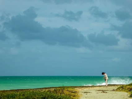 On the tourist beach of Varadero Hotel PARADISUS VARADERO RESORT SPA, Caribbean, Varadero, Cuba,