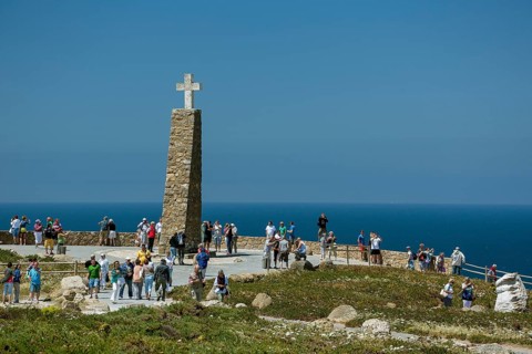 Atlantic coast, Cabo da Roca, westernmost point of the continent of Europe, Lisbon coast, São João