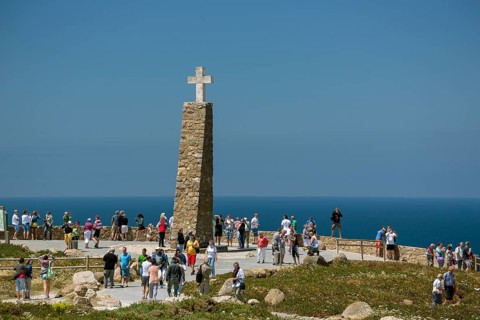 Atlantic coast, Cabo da Roca, westernmost point of the continent of Europe, Lisbon coast, São João