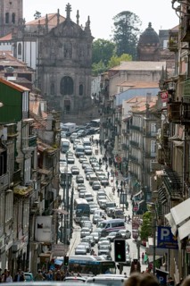 Oporto, Porto district, Portugal, Europe, aerial view, birds-eyes view, Travel, Travel photography