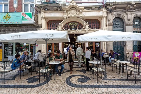 Café Majestic, art nouveau cafe, tavern, restaurant, Oporto, Porto district, Portugal, Europe,