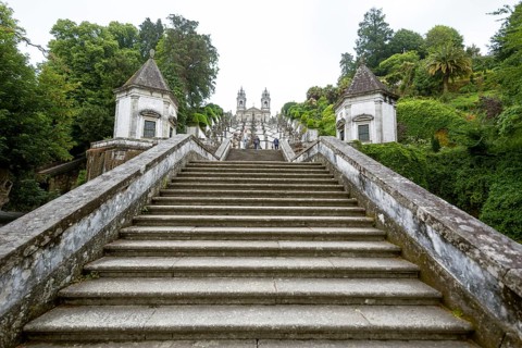 Stairway of the Five Senses, Bom Jesus do Monte, Pilgrimage Church of Braga, Braga, Braga District,