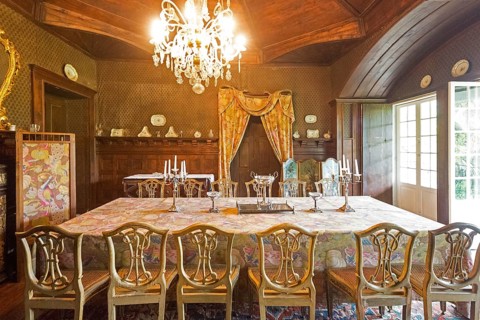 Salon, Casa de Sezim, Grande Escolha winery in the Minho region, the garden of Portugal,