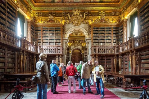 Biblioteca Joanina, historical university library, University of Coimbra, Coimbra, Coimbra