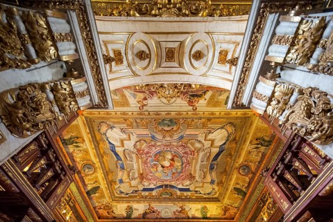 Biblioteca Joanina, historical university library, University of Coimbra, Coimbra, Coimbra