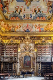 Biblioteca Joanina, historical university library, University of Coimbra, Coimbra, Coimbra
