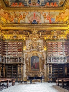 Biblioteca Joanina, historical university library, University of Coimbra, Coimbra, Coimbra