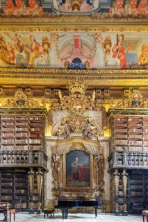Biblioteca Joanina, historical university library, University of Coimbra, Coimbra, Coimbra