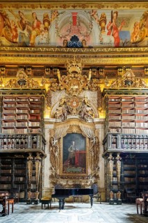 Biblioteca Joanina, historical university library, University of Coimbra, Coimbra, Coimbra