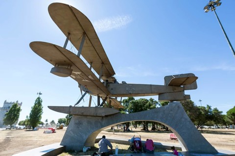 In 1922, Portuguese pilots Gago Coutinho and Sacadura Cabral were the first to fly the South