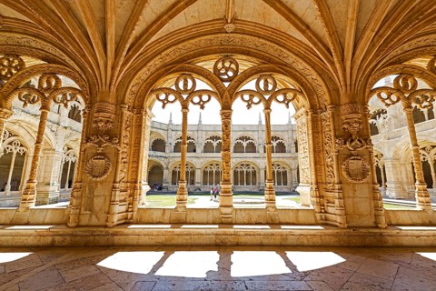 Manueline Cloister of Joao de Castilhos, Mosteiro dos Jerónimos, UNESCO World Heritage Site,