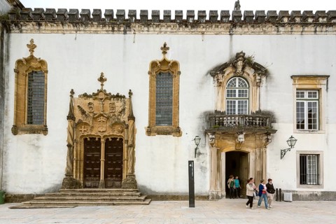 Manueline Portal of the Capela de Sao Miguel, University of Coimbra, Coimbra, District of Coimbra,