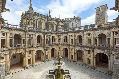 Great Cloister of Diogo do Torralva, Fortress of Tomar, Castle of the Knights Templar, Templars,