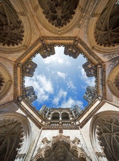Capelas Imperfeitas, the octagonal mausoleum, Monastery of Santa Maria da VitÃüria, UNESCO World